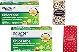 Equate: Chlortabs Tablets Antihistamine Bundle. Includes 2 Packs of 100 Count Tablets and 2 Pocket Size Tissue Packs (styles may vary). Compare to Chlor-Trimeton Allergy Tablets Active Ingredients.
