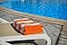 Utopia Towels Large Beach Towel, Pool Towel, in Cabana Stripe - (Orange, 4 Pack, 30x60 inches) - Cotton