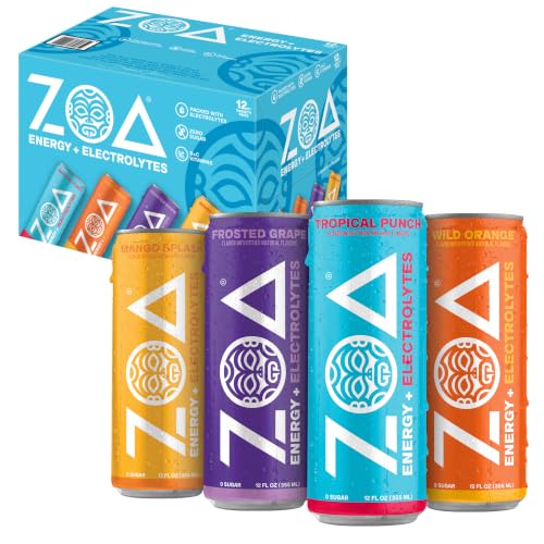 ZOA Zero Sugar Energy Drink Fan Favorite Variety