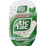 Tic Tac Fresh Breath Mints, Freshmint, 3.4 oz Bottle Packs, 8 Count