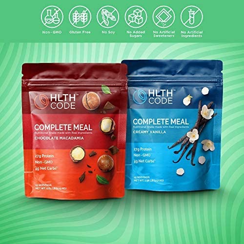 HLTH Code Complete Meal Replacement Powder High Protein Creamy