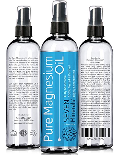 MAGNESIUM OIL Natural Cure for Restless Legs, Headaches, Migraines and more!
