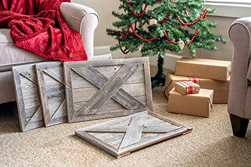 BarnwoodUSA | Christmas Tree Collar | Natural Weathered Gray | Farmhouse Tree Box | Wood Tree Skirt | Rustic | Decorations | Home Accent | Vintage | 100% Reclaimed & Recycled Wood | 4 Sides - Thumbnail 6