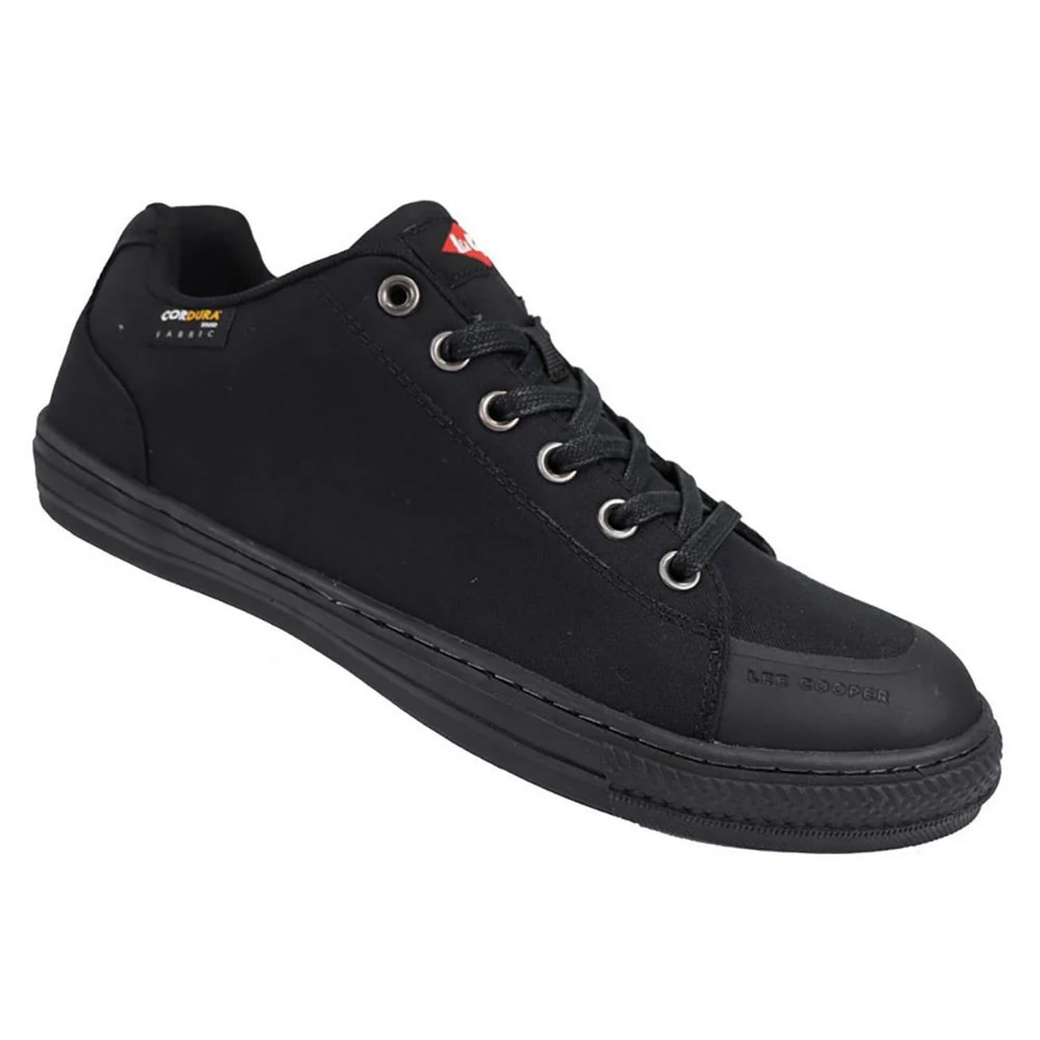Lee Cooper Workwear LCSHOE149 Unisex SB SRA Retro Baseball Cordura Safety Shoe, Black, 11 UK