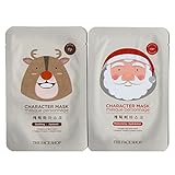 [The Face Shop] Character Mask Sheet (Santa Claus / Rudolph)