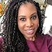 8 Inch 3 Pack Crochet Hair Ombre Spring Twist Crochet Braids Twist Hair 1B# Spring Crochet Braiding Twist Crochet Hair Synthetic Hair for Women