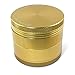 Chromium Crusher 1.6 Inch 4 Piece Tobacco Spice Herb Grinder - Gold