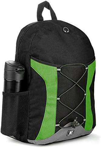 SumacLife Canvas Athletic Laptop Bag / Shoulder Bag / School BackPack (Green)