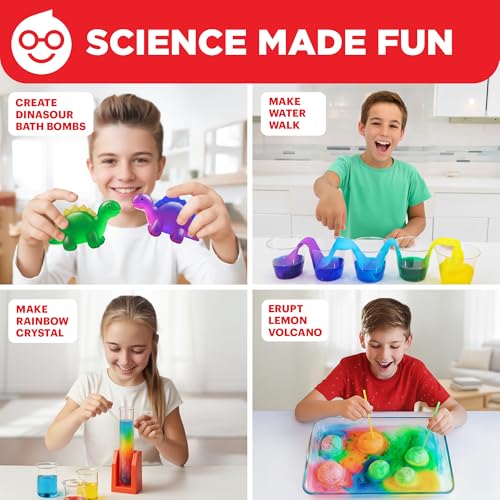 Doctor Jupiter Toy Science Kit for Boys & Girls Ages 7-8-9-10-11-12-13-14 | Birthday Gifts for 7+ Year Old Kids | Learning & Education toys, 50+ Experiments | Science Kits for Kids Ages 8-12, Birthday Gift Ideas for Boys & Girls 8, 9, 10, 11, 12 Year Olds, STEM Educational Toys