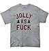 Brisco Brands Jolly As Fuck Trendy Cool Fashion Funny Rude Nasty Christmas T-Shirt Tee