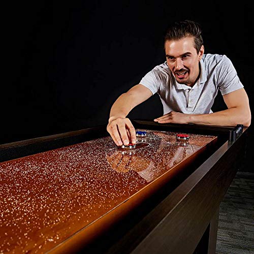 Lancaster 108 In 9 Foot Indoor Home Bar Shuffleboard Game Table w