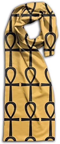 Ancient Egyptian Ank 100% Polyester Soft Scarves Shawls Elegant Rectangle For Men Gift For Christmas