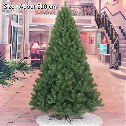 GVBUI Christmas tree Encryption Green Tree Large Artificial Christmas Tree Decorations Family Christmas Decoration For Home Decor 210CM