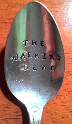 THE WALKING DEAD~ Hand Stamped Spoon or Fork. Unique Gift for The Walking Dead Fan. Pre-Owned or New Flatware Available. Great Stocking Stuffer