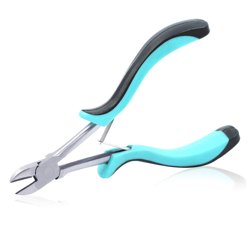 SPEEDWOX Mini Diagonal Cutting Pliers Long Reach Pliers 6 Inches Precision Wire Cutter Side Cutting Pliers Small Pliers for Jewellery Making Beading