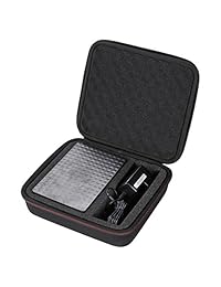 ltgem Hard Case Para Seagate Expansion 2TB 3TB 4TB 5TB 8TB Desktop Disco duro externo USB 3.0 con espuma densa. Fits Cable USB y cargador. (Negro)