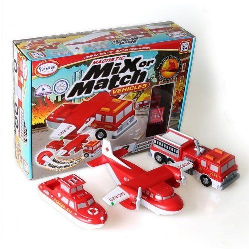 Popular Playthings Mix or Match: Rescue Vehicle Set