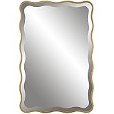 Uttermost Aneta - Scalloped Mirror-36 Inches Tall and 24 Inches Wide