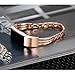 bayite Metal Bands Compatible with Fitbit Alta and Alta HR, Set with Rhinestone, Slim Rose Gold