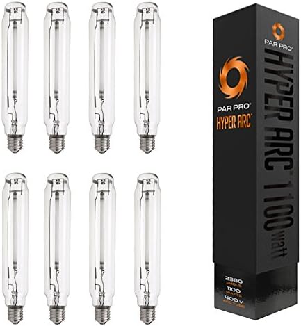 Par Pro Hyper Arc 1100W HPS Grow Lamp (Pack of 8)