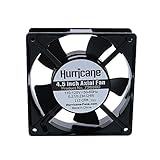 Hurricane 4.5-Inch Axial Fan for Greenhouses, 112CFM