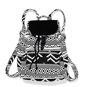 0 Victoria&#39;s Secret PINK Black & White Aztec Mini Backpack Book Bag School Bag~ Sold ...