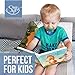 Memory Foam Pillow - Orthopedic Pillow for Women Kids Prevents Back Neck Pain + Free Bamboo Washable Cover Aloe Vera Back Stomach Side Sleepers - Aids Cervical Pain Soreness (B Shape, Small)