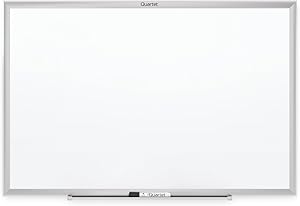 Quartet Whiteboard, Non-Magnetic Dry Erase White Board, 8' x 4', Total Erase, Silver Aluminum Frame (S538)