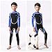 IREENUO Kids Wetsuit for Boys Girls, 2.5mm Neoprene Long Sleeve Child Full Wet Suit for Diving Swimming Surfing Snorkeling Wading