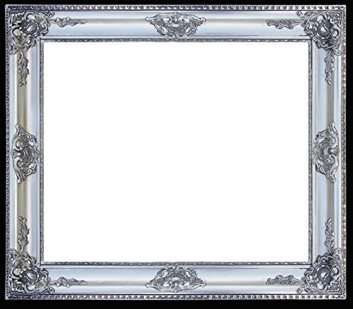 50 x 60 cm marco de madera en color plata: Amazon.es: Hogar