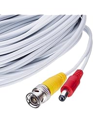 Ultra Clarity Cables BNC CCTV DVR Cable Video Surveillance Security System Cámara Coaxial Cable Conector Prefabricado Todo en Uno con Cable de Alimentación