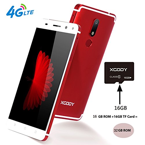 Xgody d22 smartphone android 7.0 nougat 5.5" 4g lt…