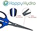 Happy Hydro – Trimming Scissors – Straight Tip – 60mm Teflon Blades – Ergonomic Comfort Grip Handlesthumb 3