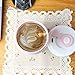 BURUIS Folding Coffee Mug,Silicone Coffee Cup,Office Coffee Partner(Pink).
