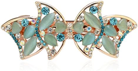 Hairpin/Korean version rhinestone ponytail hair clip/ spring clamps Butterfly first clip-A