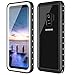 lanwow Compatible with Samsung Galaxy S9 Waterproof Case, S9 Wireless Charging Support Case Shockproof Snowproof Built-in Screen Protector Rugged Waterproof Case for Galaxy S9- Classic Black