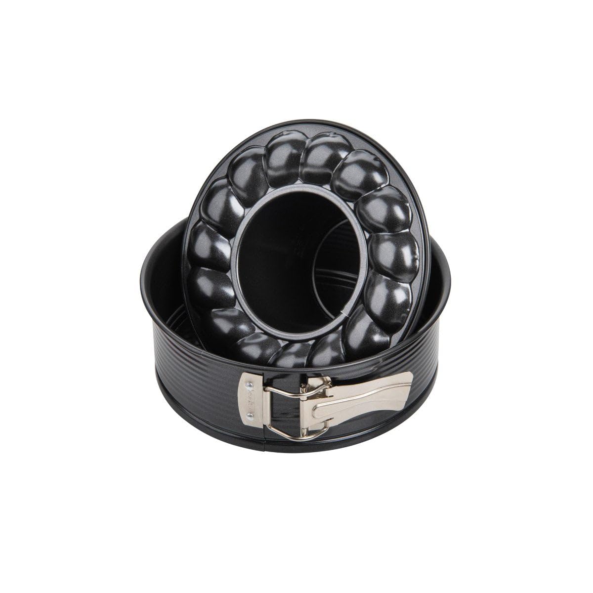 Zenker 6506 Springform Cake Tin with Flat and Tubular Base 18 cm