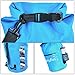Dry Bag - Waterproof Roll Top Dry Sack with Transparent Window, Exterior Zip Pocket, Long Shoulder Strap for Kayaking, Rafting, Canoeing & Fishing - Waterproof Phone Case Included (blue, 20L)