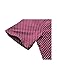 uxcell Men's Printed Cotton Dress Short Sleeves Polka Dots Button Down Shirt Burgundy 46