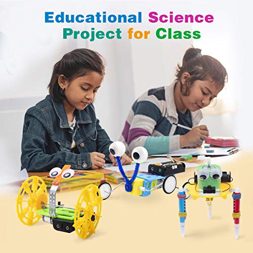 Giggleway Electric Motor Robotic Science Kits, DIY STEM Toys for Kids