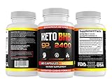Keto Pills - 3X Dose (2400mg | 120 Capsules) Advanced Keto Burn Diet Pills - Best Exogenous Ketones BHB Supplement - Max Strength Formula, Perfect Carb Blocker w/Sodium Minerals
