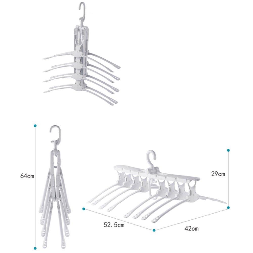 IshowStore klappbar drehbar Kleiderbügel Multifunktional Magic