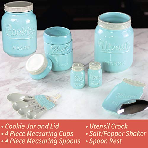 4 Mason+Jar+Kitchen+Utensil+Set