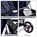 Costzon Baby Stroller, Foldable Infant Pushchair with 5-Point Safety Harness, Multi-Position Reclining Seat, Parent and Child Tray, Large Storage Basket, Suspension Wheels, Blue