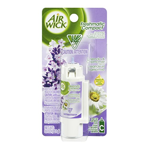 Air Wick Freshmatic Compact Automatic Spray Refill, Lavender Fields, 0.80 Ounce (Pack of 10)