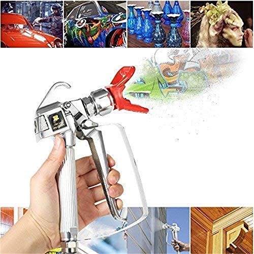 GDHXW W077 Airless Paint Spray Gun High Pressure 3600 PSI 517 TIP for