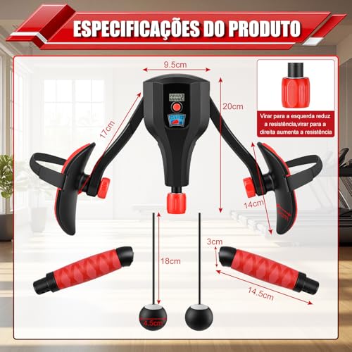 Treinador de Kegel, Exercitador de Assoalho Pélvico, Thigh Master Aprimorado 10-60 KG com Resistência Ajustável, Equipamento de Exercício para Pernas e Coxas com Contador