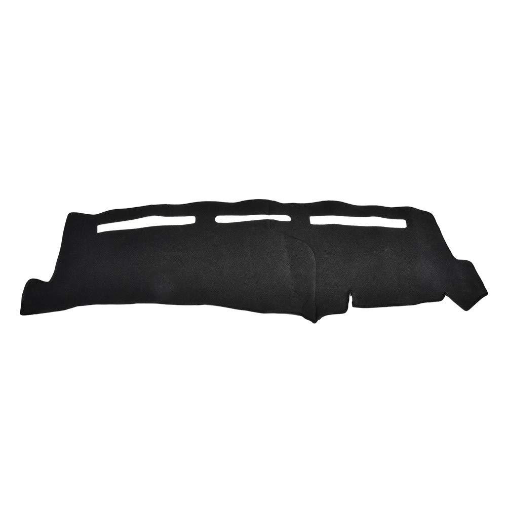 Facaimo Black Dashboard Cover Dash Cover for Chevy Silverado 1500 2001-2006 Dashmat Dashboard Mat Carpet, Custom Fit Easy Installation