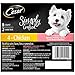 Cesar 1-Pack Simply Crafted Adult Wet Dog Food Topper Variety Pack Chicken, and Chicken/Salmon, (8) 1.3 oz Tubs