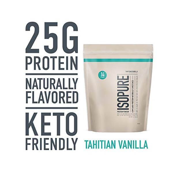 Isopure Protein Powder, Whey Protein Isolate Powder, 25g Protein, Low